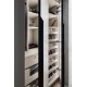 Full length wardrobe aluminium handle - 25mm thickness x 3000mm height